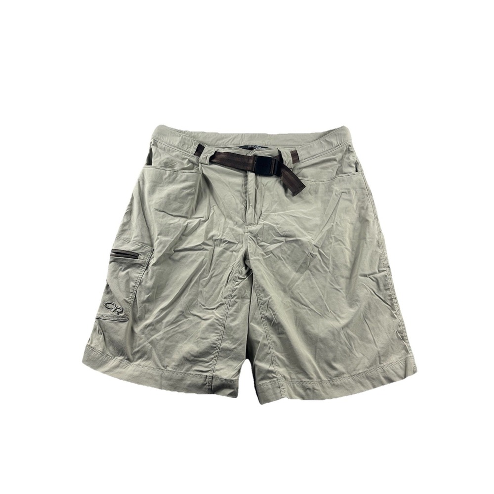 Outdoor Research Cargo Equinox Shorts‎ Men's 34 Beige Belted Lightweight